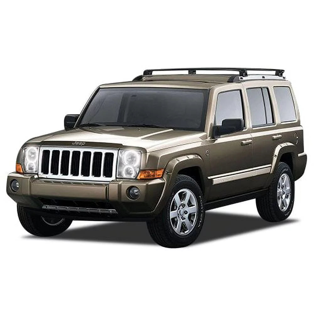 Flashtech Xenon Brightest White LED Halo Ring Headlight Kit for Jeep Commander 06-10 with RF wireless Remote