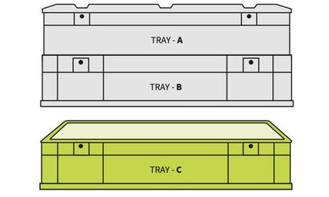 OFERA Mehlwürmer züchten, Abbildung von Tray-C