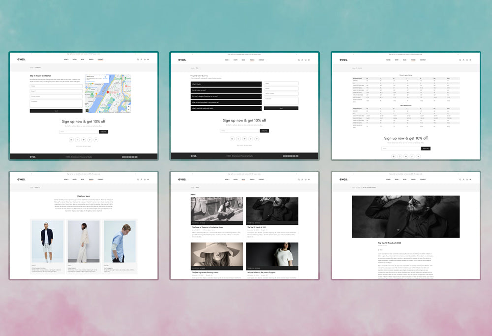 Evos Elementor - Multipurpose eCommerce Shopify Theme