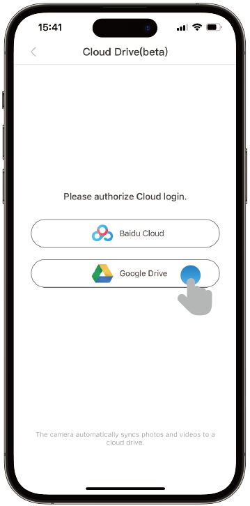 atli cam+ app cloud sync tutorial select cloud