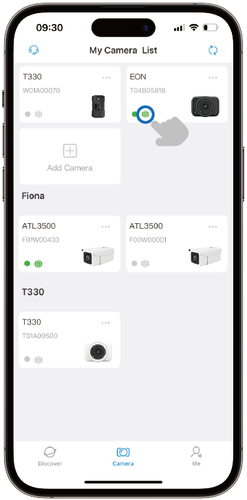 atli cam+ app remote access tutorial camera status