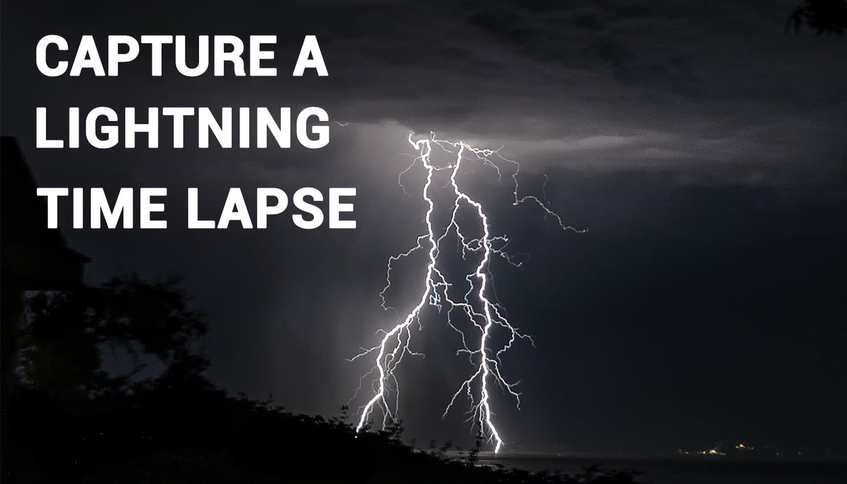 How to time lapse lightning