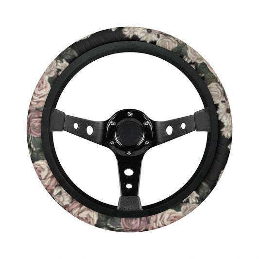 Sun Moon Steering Wheel Cover with Anti-Slip Insert, Black Celestial A –  Starcove Fashion