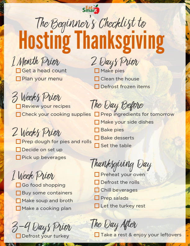 How to Prep for Thanksgiving, a Day-by-Day Guide