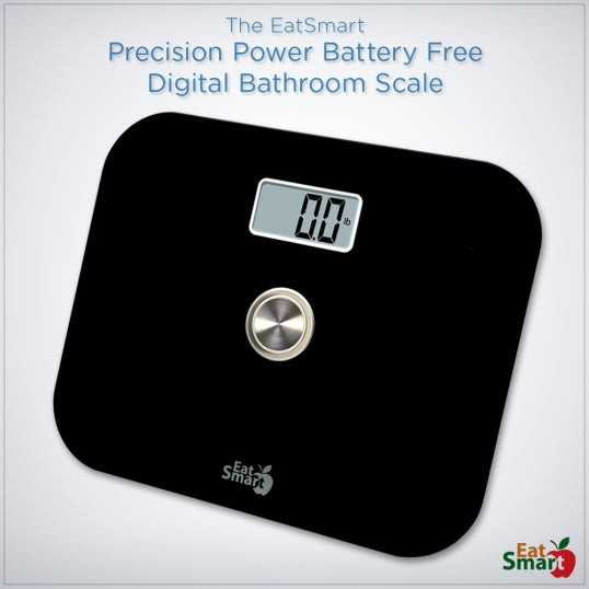 Eatsmart Precision Maxview Digital 4.5 Backlit LCD Bathroom Scale- Silver