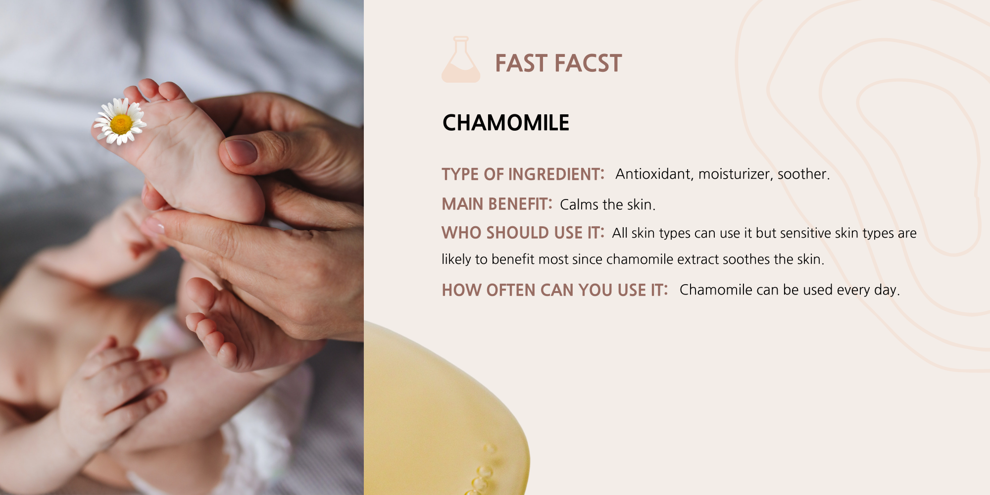 chamomile baby skin benefits