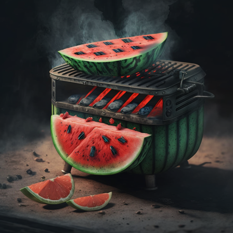 Watermelon grill