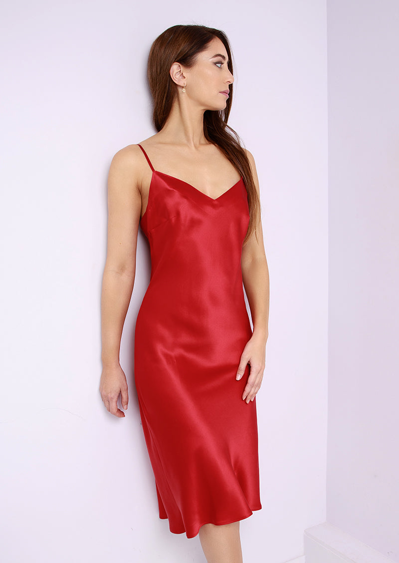 Odana Midi Dress Red