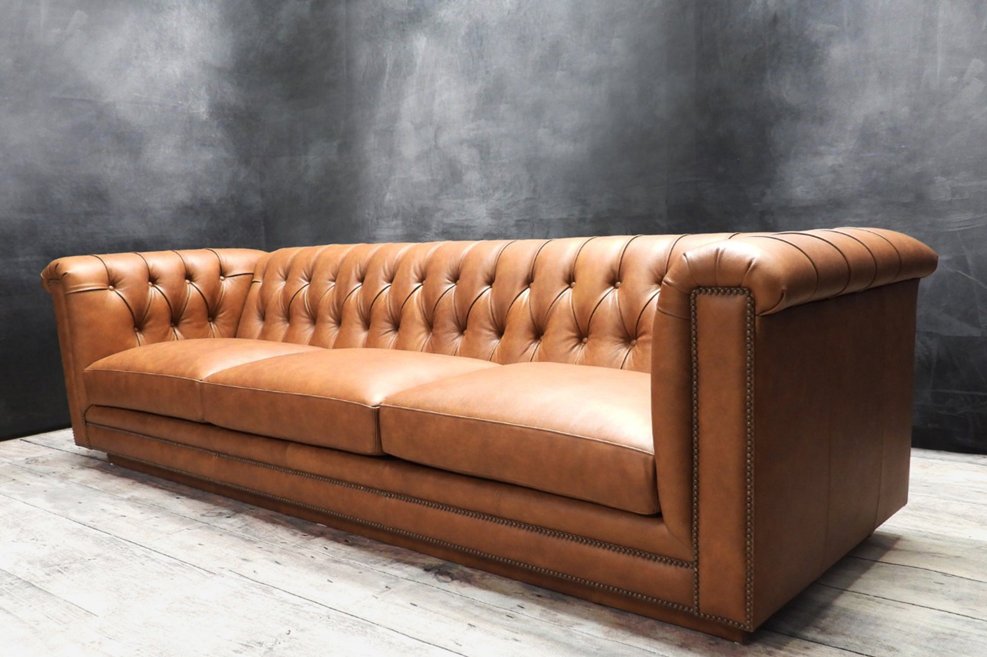 TORINO LEATHER LARGE BENCH SOFA