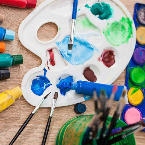 Exciting art materials for your child to explore at Art Attack Angus