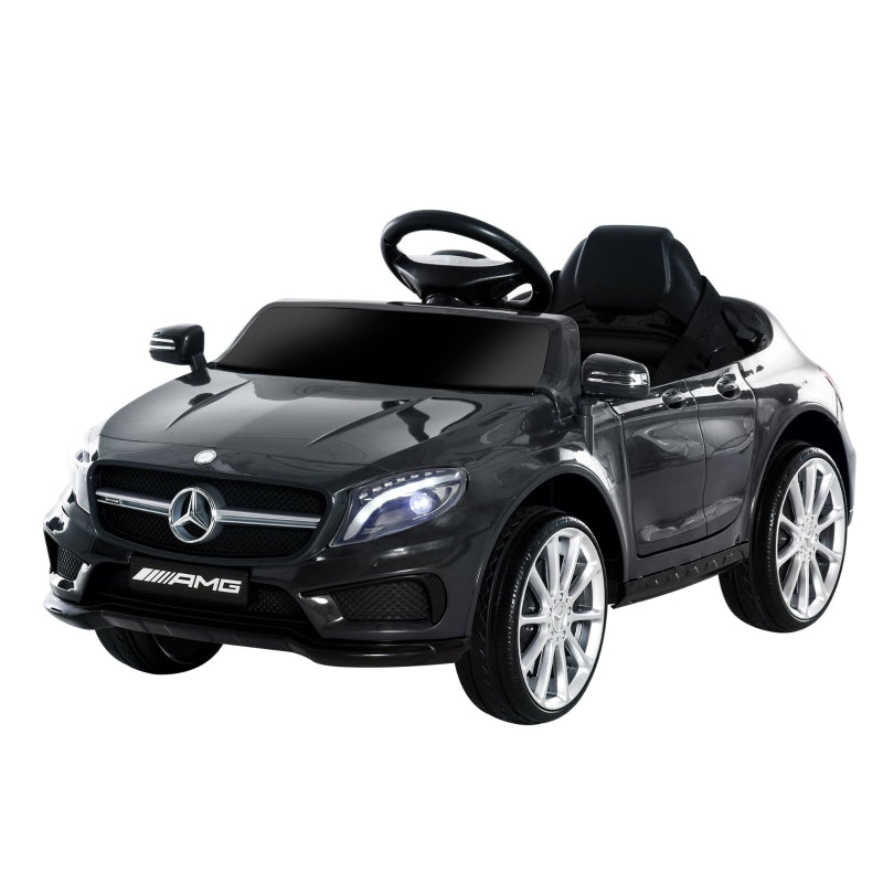 HOMCOM Kids Electric Ride On Car Mercedes Benz GLA 6V - Black  | TJ Hughes