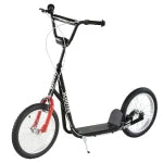 HOMCOM Teen Kids Stunt Scooter Children Kick Scooter -  Black  | TJ Hughes