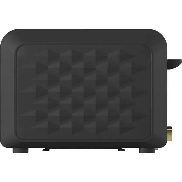 Swan Gatsby 4 Slice Metal Toaster - Black