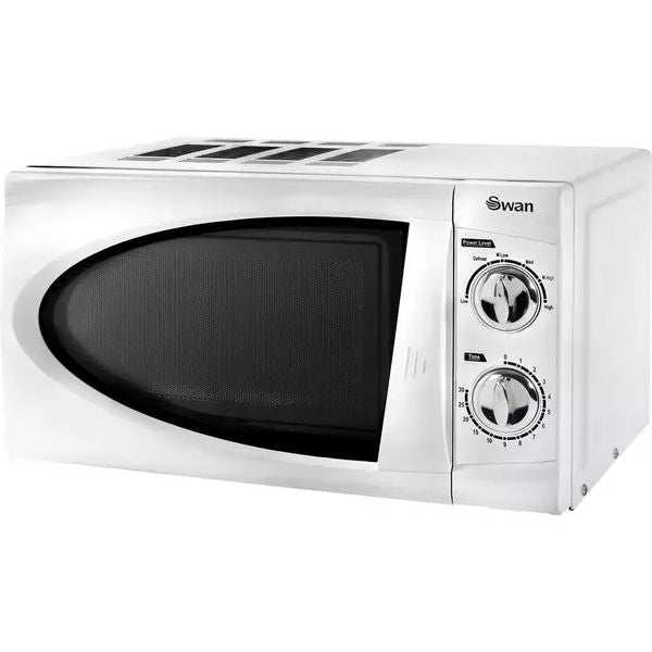 Swan Manual Microwave 800W  - White  | TJ Hughes