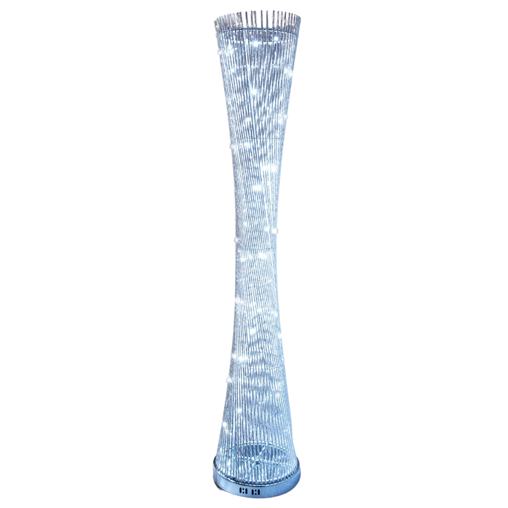 Lewis’s Sparkling Spiral Floor Lamp 143cm - Bright White  | TJ Hughes