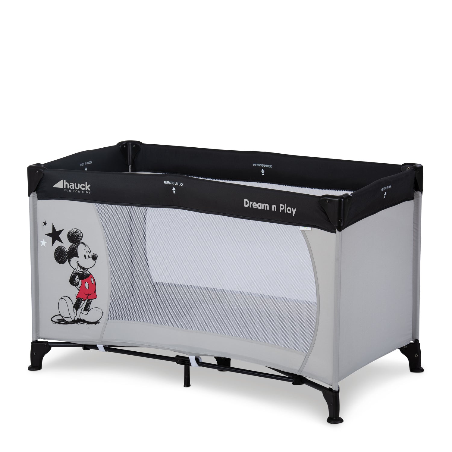 Disney Travel Cot Dream N Play - Mickey Stars