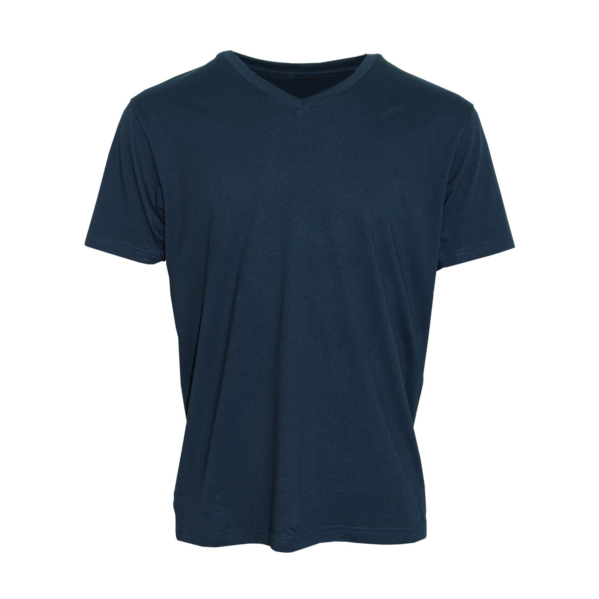Hutson Harbour Basic V-Neck T-Shirt - Navy - MED  | TJ Hughes