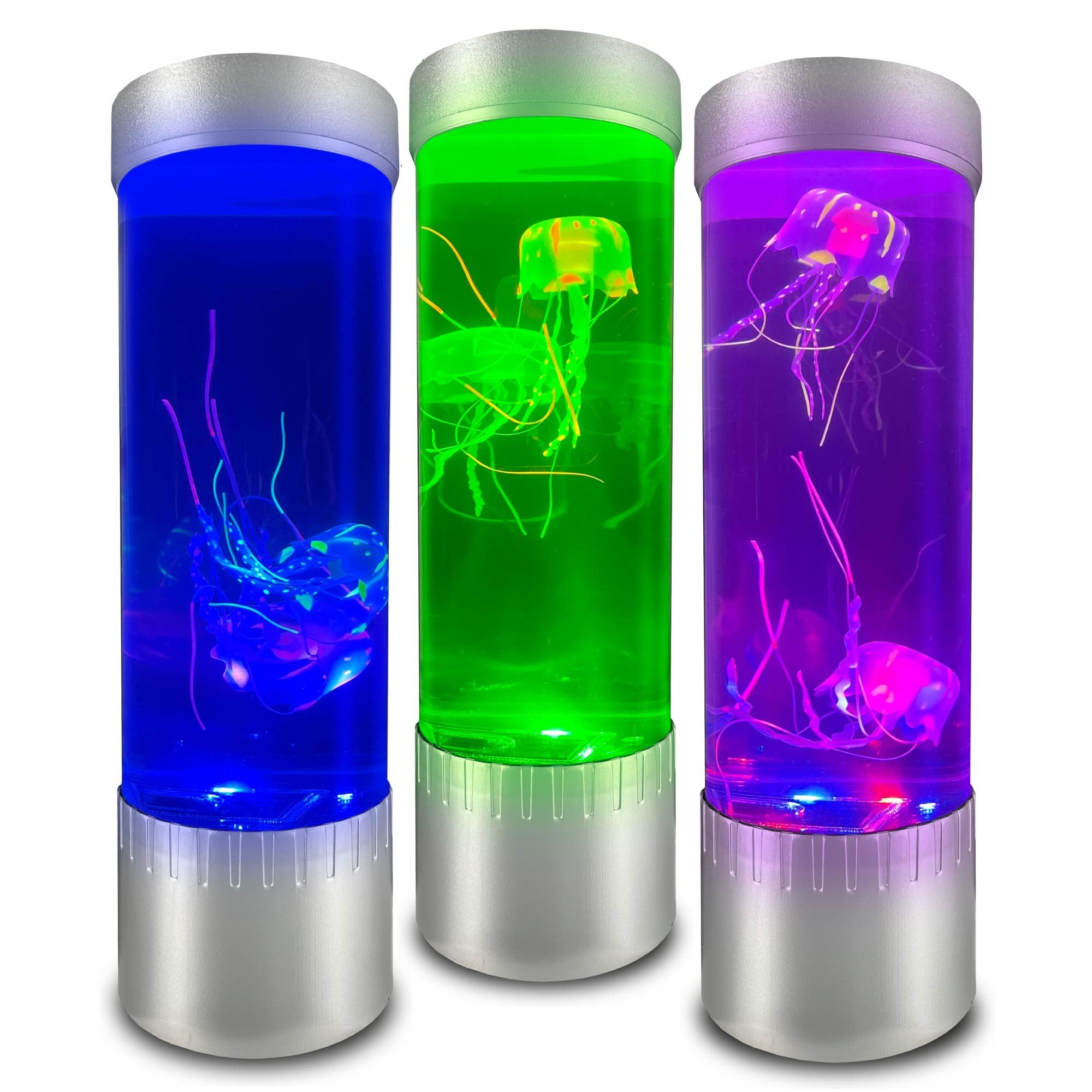 Lewis’s Water Bubble Lamp with Jelly Fish 32cm - Colour Changing  | TJ Hughes