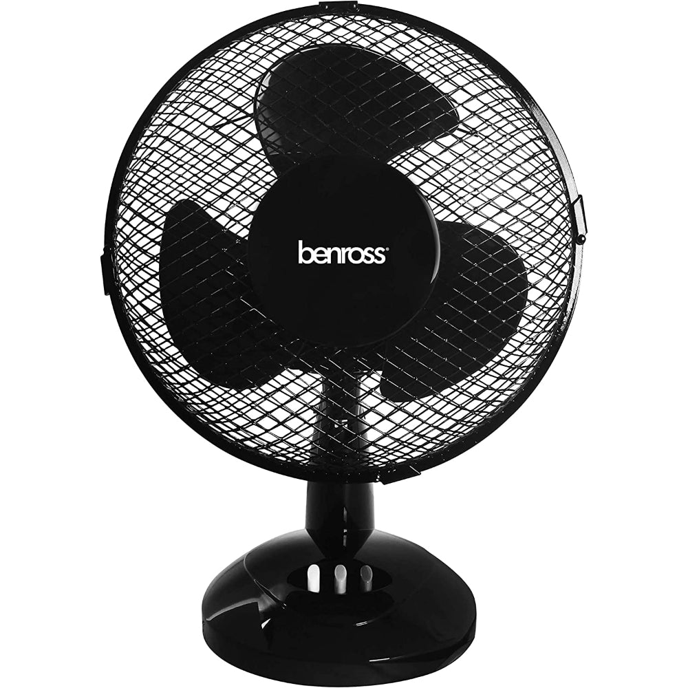 Benross Desk Fan 9 Inch - Black  | TJ Hughes