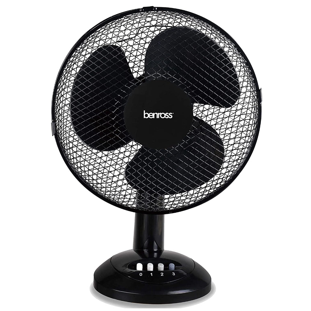 Benross Desk Fan 12 Inch - Black  | TJ Hughes