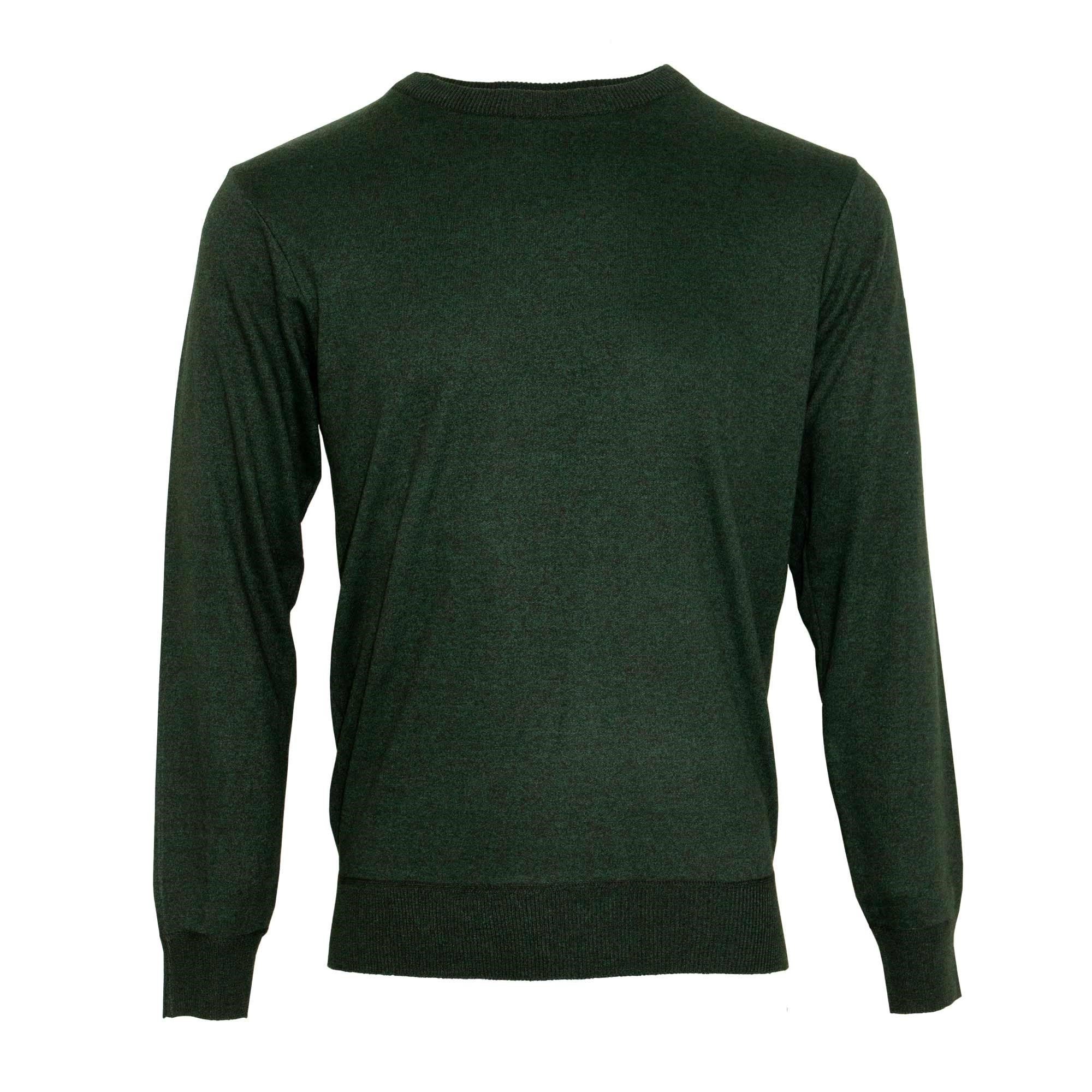 Men’s Hutson Harbour Crew Neck Jumper - Black - MEDIUM  | TJ Hughes