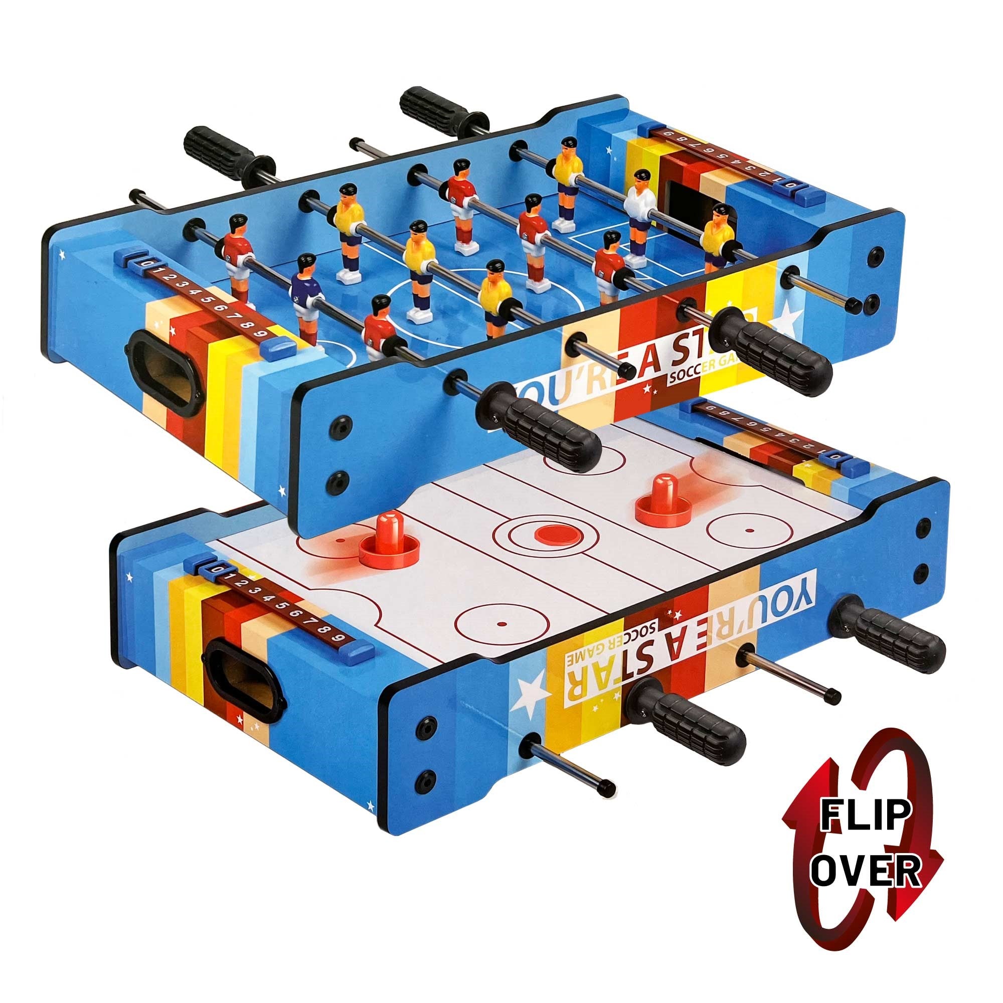 Multi Function Game Table 2 in 1 - Table Football and Hockey - TJ Hughes