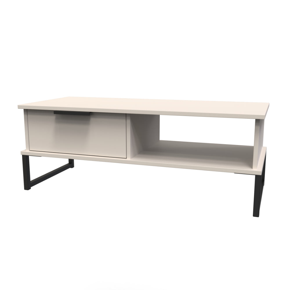 Havana Ready Assembled Coffee Table with 1 Drawer  - Kashmir Matt - Lewis’s Home  | TJ Hughes