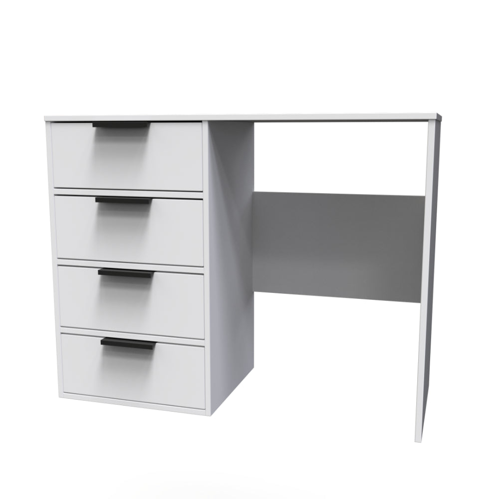 Helsinki Ready Assembled Dressing Table with 4 Drawers  - White Matt - Lewis’s Home  | TJ Hughes