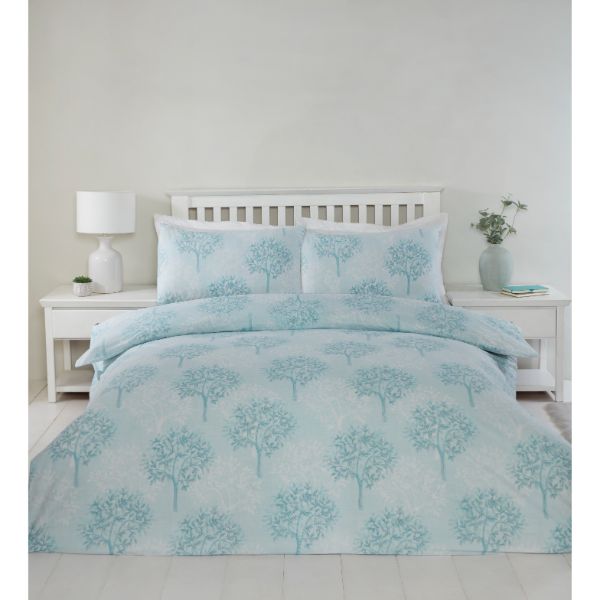 Lewis’s Arbe Duvet Set - Duck Egg - King  | TJ Hughes