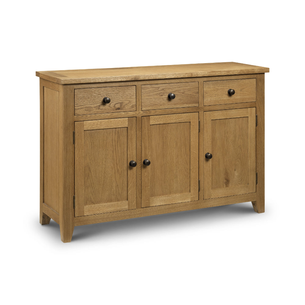 Astoria Sideboard 1.3m - Oak - Julian Bowen  | TJ Hughes