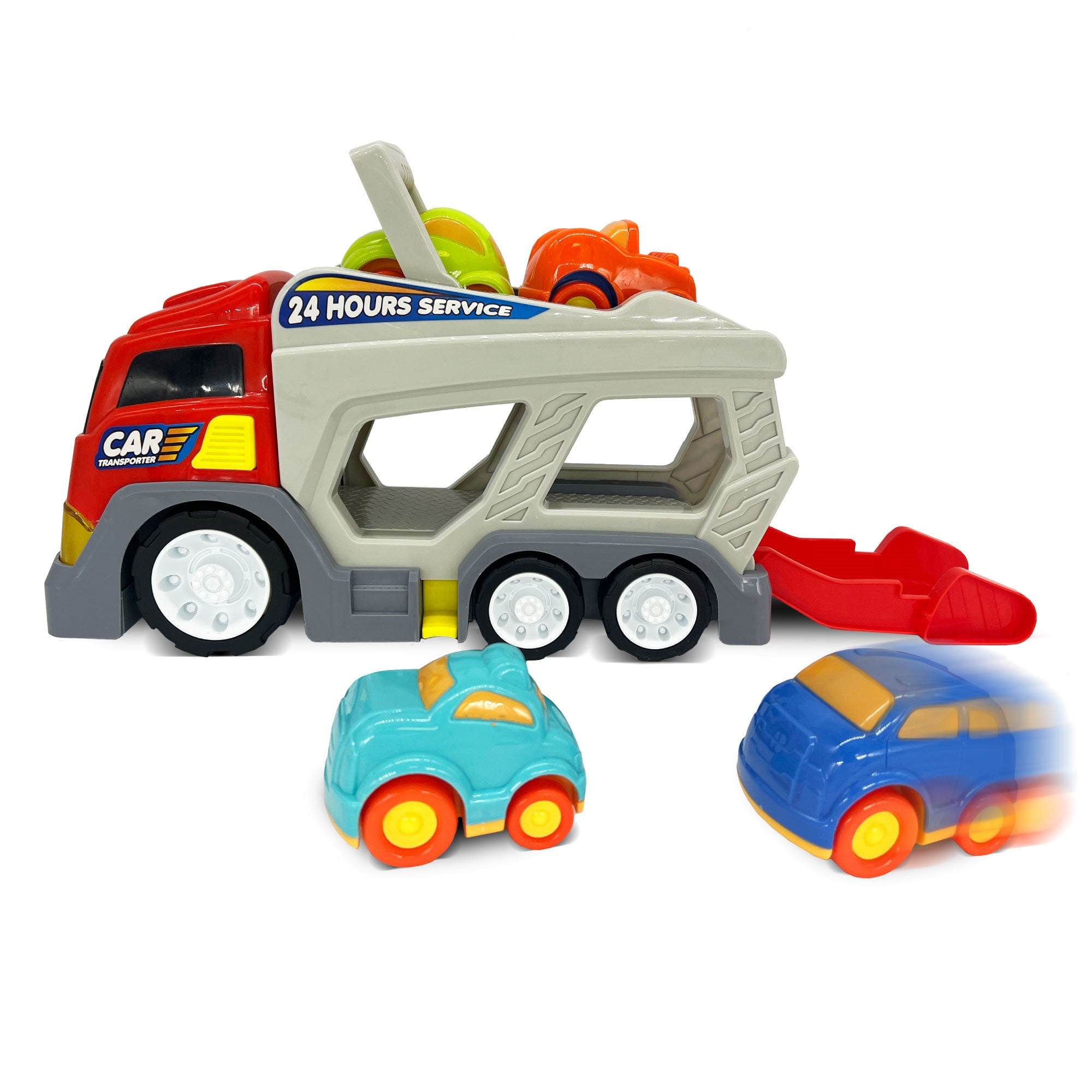 Pleasent Cartoon Paradise City Car Transporter - 5 Piece  | TJ Hughes