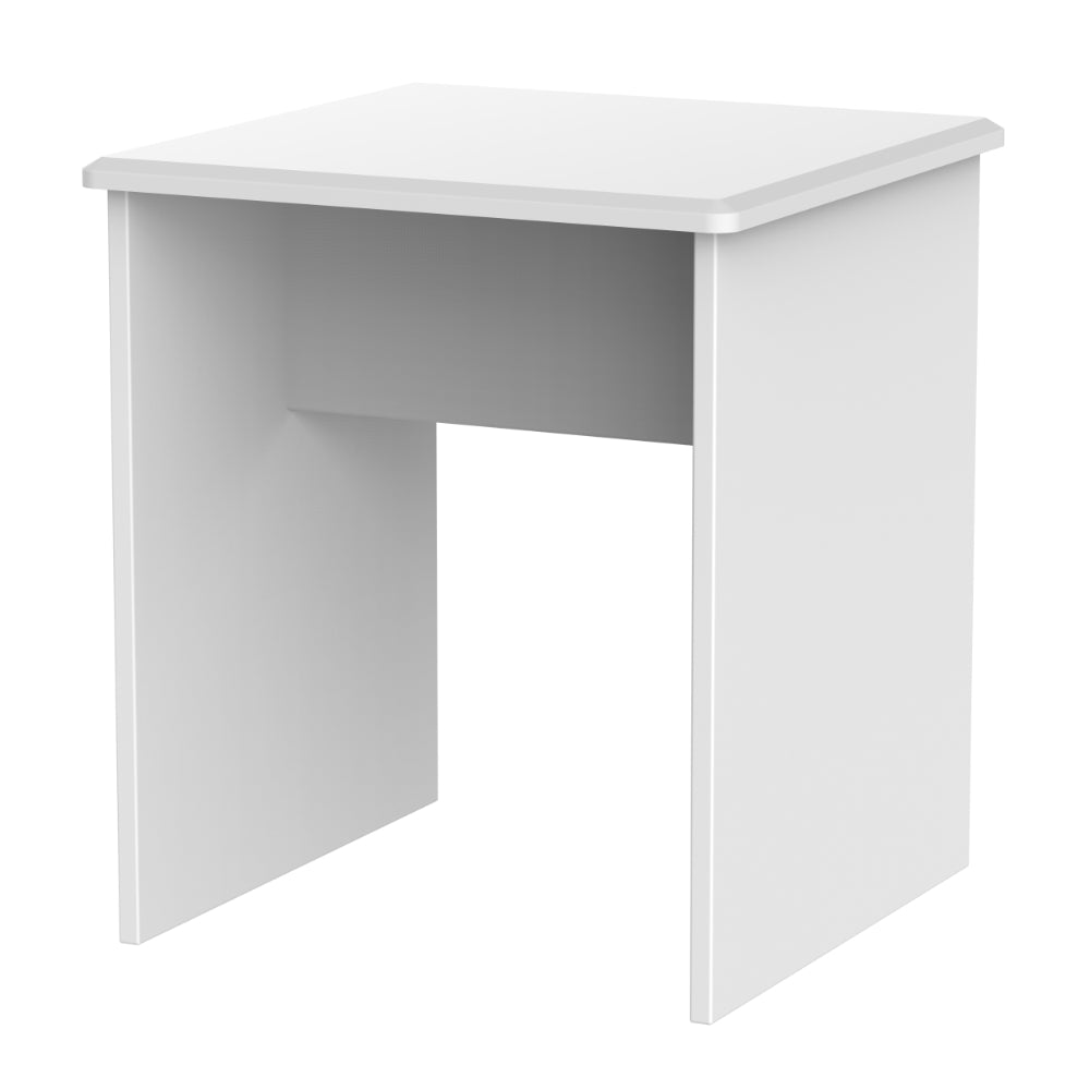 Cairo Ready Assembled Lamp Table  - White - Lewis’s Home  | TJ Hughes