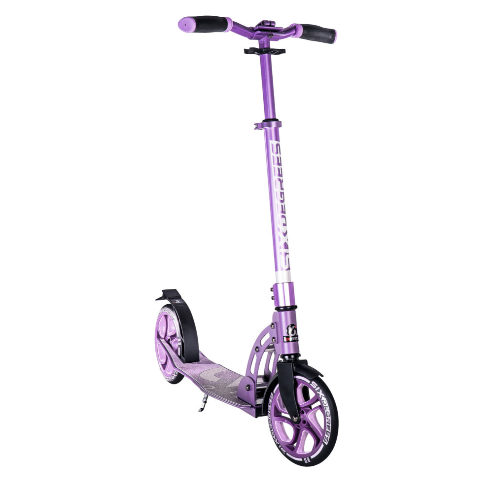 Six Degrees Aluminium Scooter 205mm - Purple  | TJ Hughes