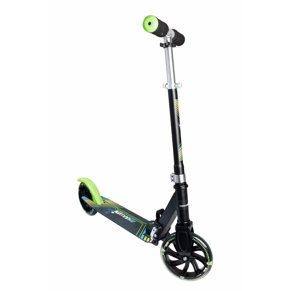 Muuwmi Aluminium Scooter 180mm with Lighting Wheels - Neon  | TJ Hughes