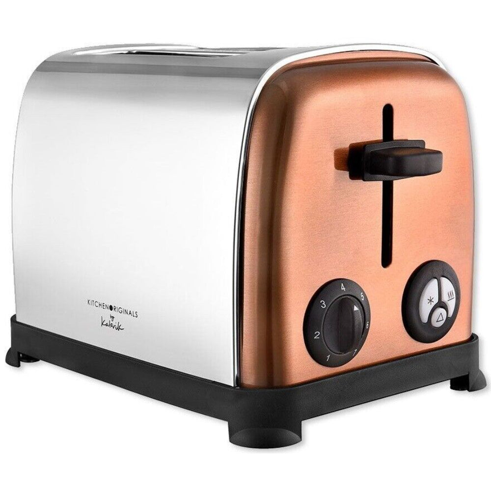 Kalorik Toaster 2 Slice 850W - Copper  | TJ Hughes
