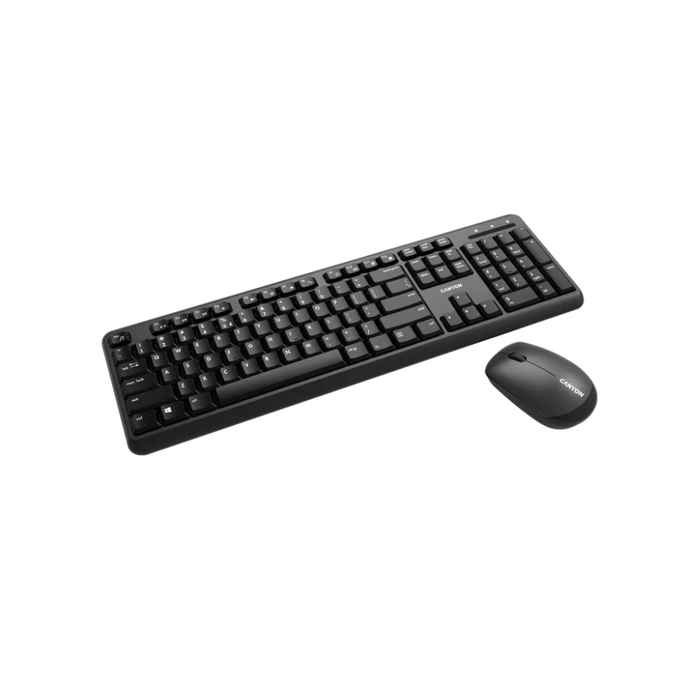 Canyon Wireless Keyboard and Mouse Set - Black  | TJ Hughes