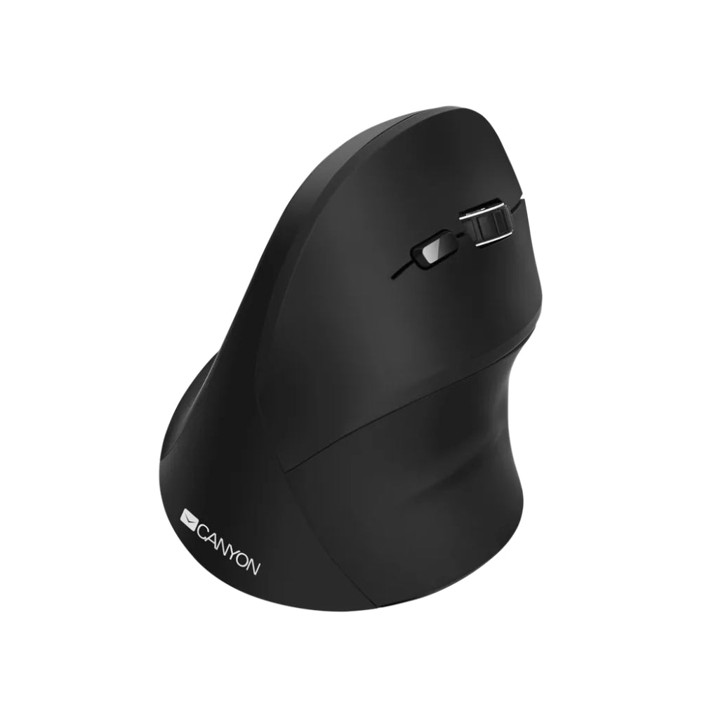 Canyon Wireless Vertical Mouse - Black  | TJ Hughes