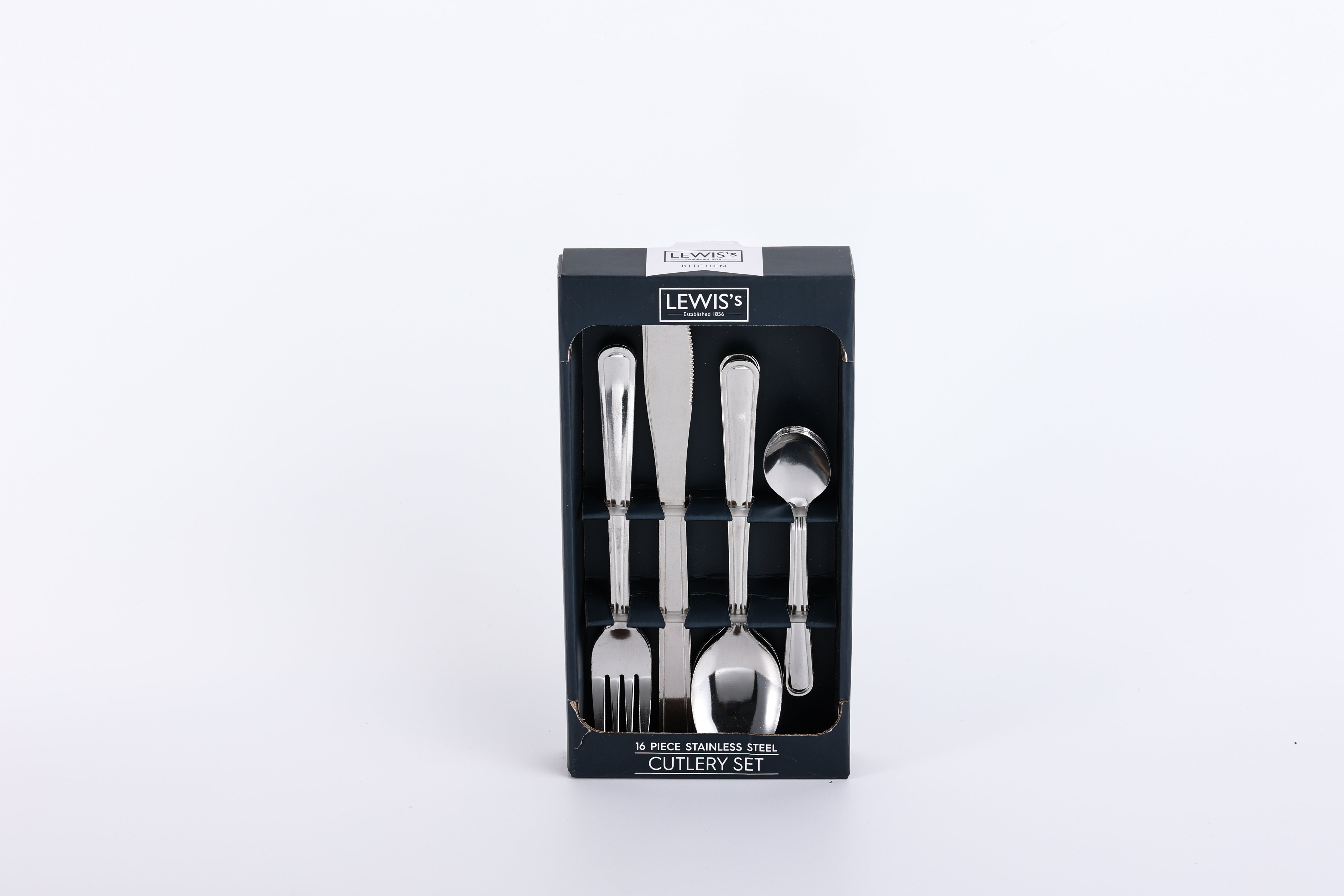 Lewis’s Essential 16pc Cutlery Set  | TJ Hughes