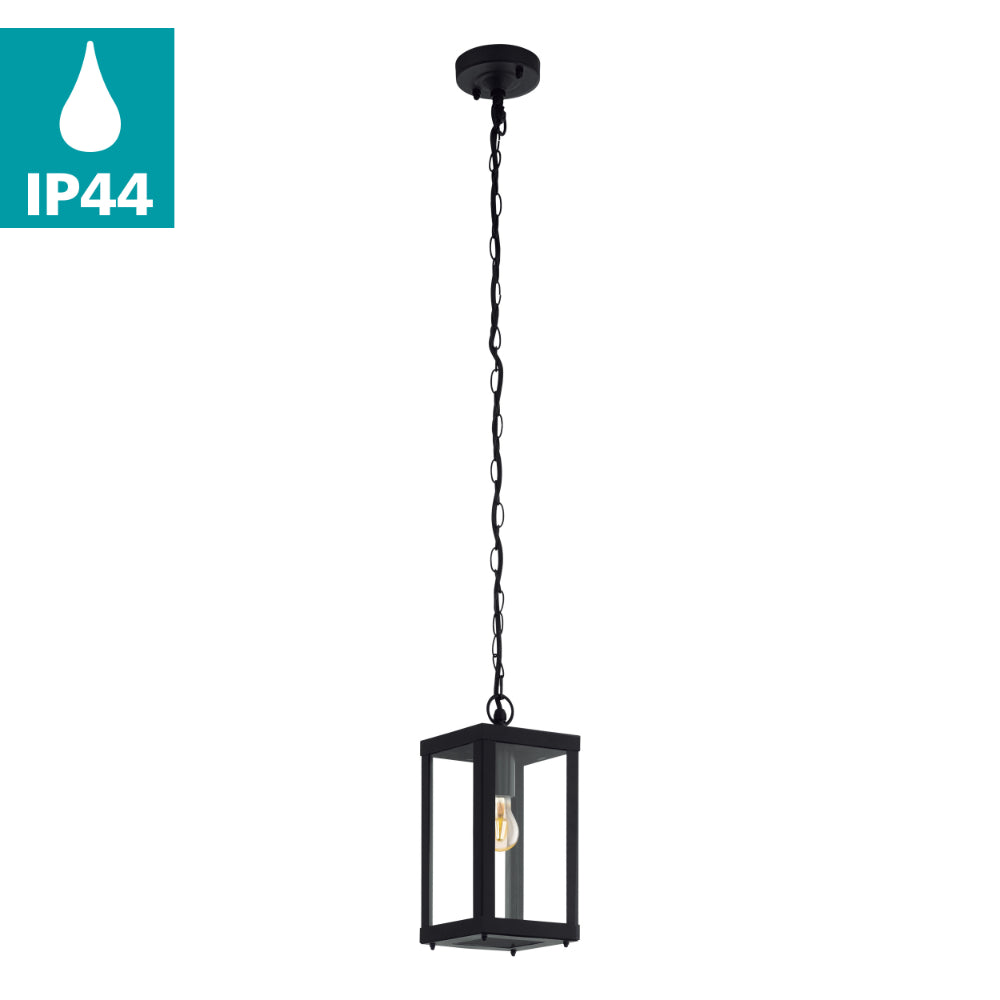 EGLO Alamonte Exterior Pendant Light - Black  | TJ Hughes