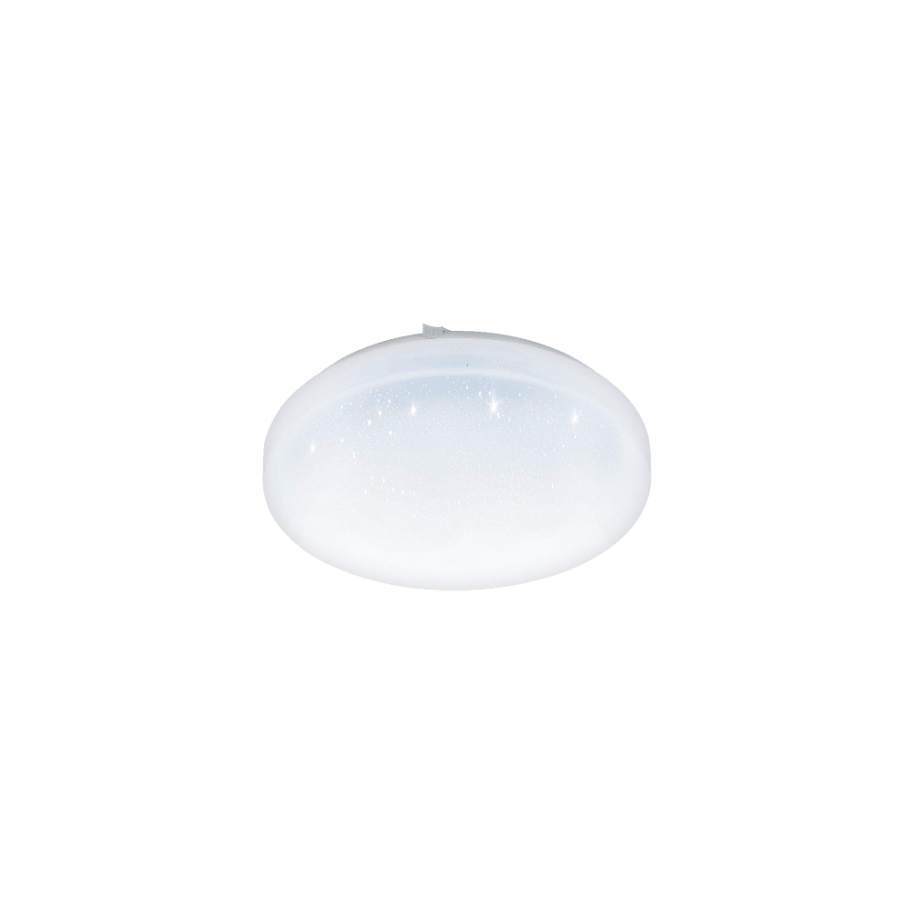 EGLO Frania-S Ceiling & Wall Light Crystal Effect - White  | TJ Hughes