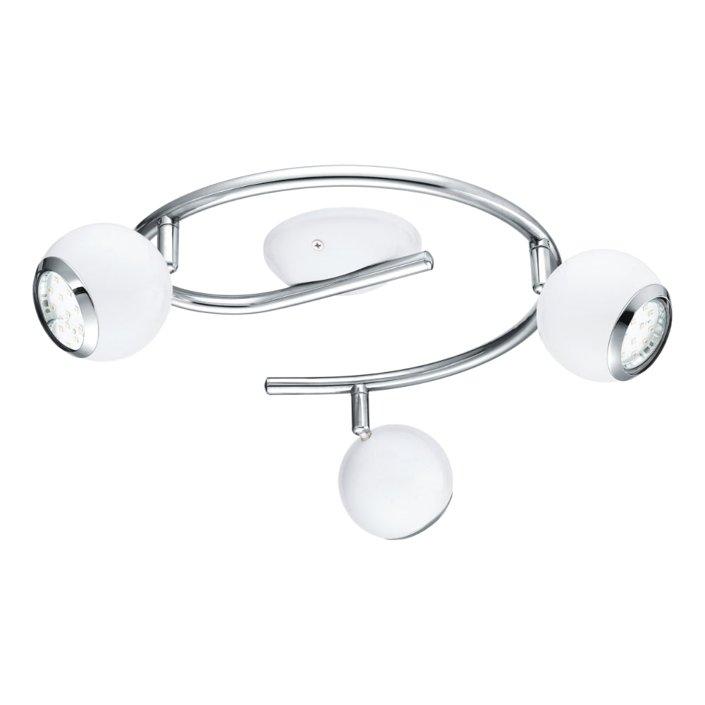 EGLO Bimeda Ceiling Light - White & Chrome  | TJ Hughes