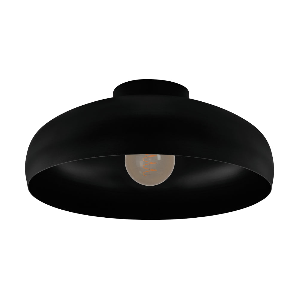 EGLO Mogano Vintage Ceiling Light - Black  | TJ Hughes