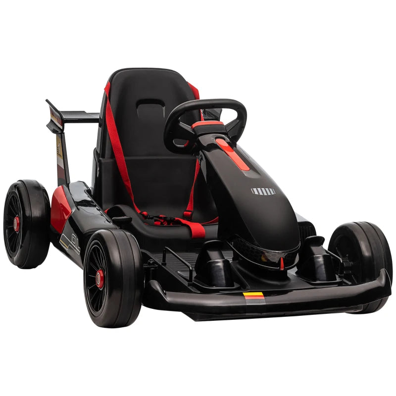 HOMCOM Kids Electric Ride On Go Cart 12v - Black