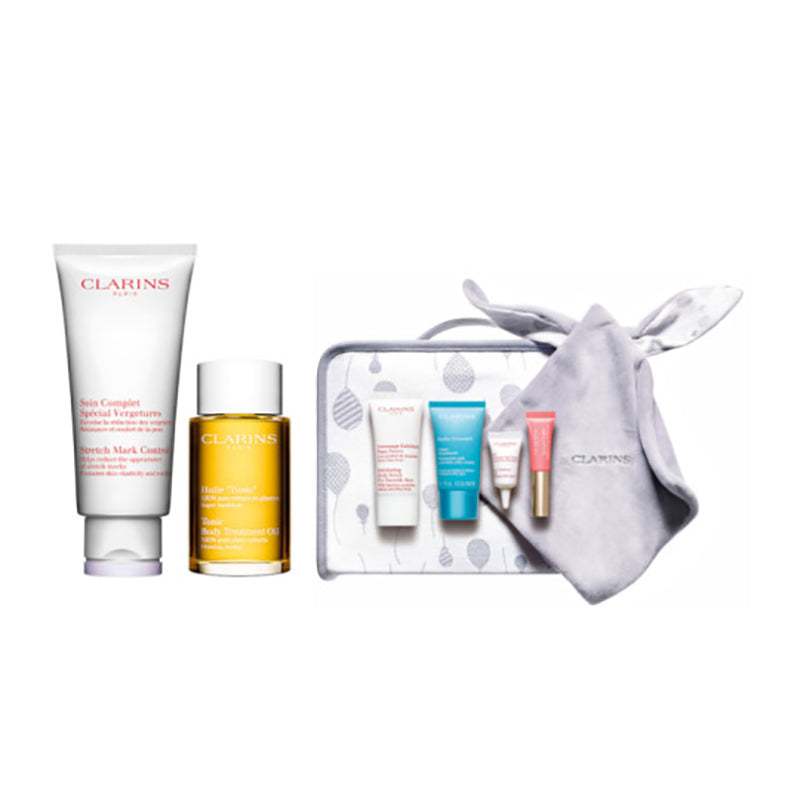 Clarins Beautiful Pregnacy 6 Piece Gift Set: Stretch Mark Minimizer 200ml - Body  | TJ Hughes