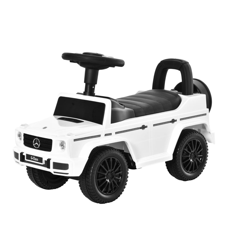 HOMCOM Kids Ride On Car Mercedes Benz G350 - White  | TJ Hughes