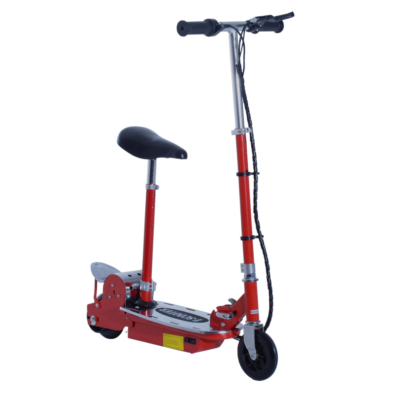 HOMCOM Kids Electric Ride On eScooter 120w - Red  | TJ Hughes