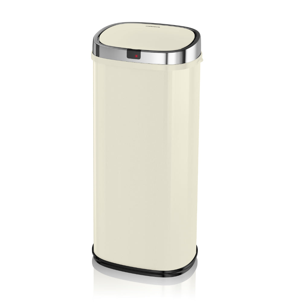 Morphy Richards Square Sensor Bin 50L - Cream