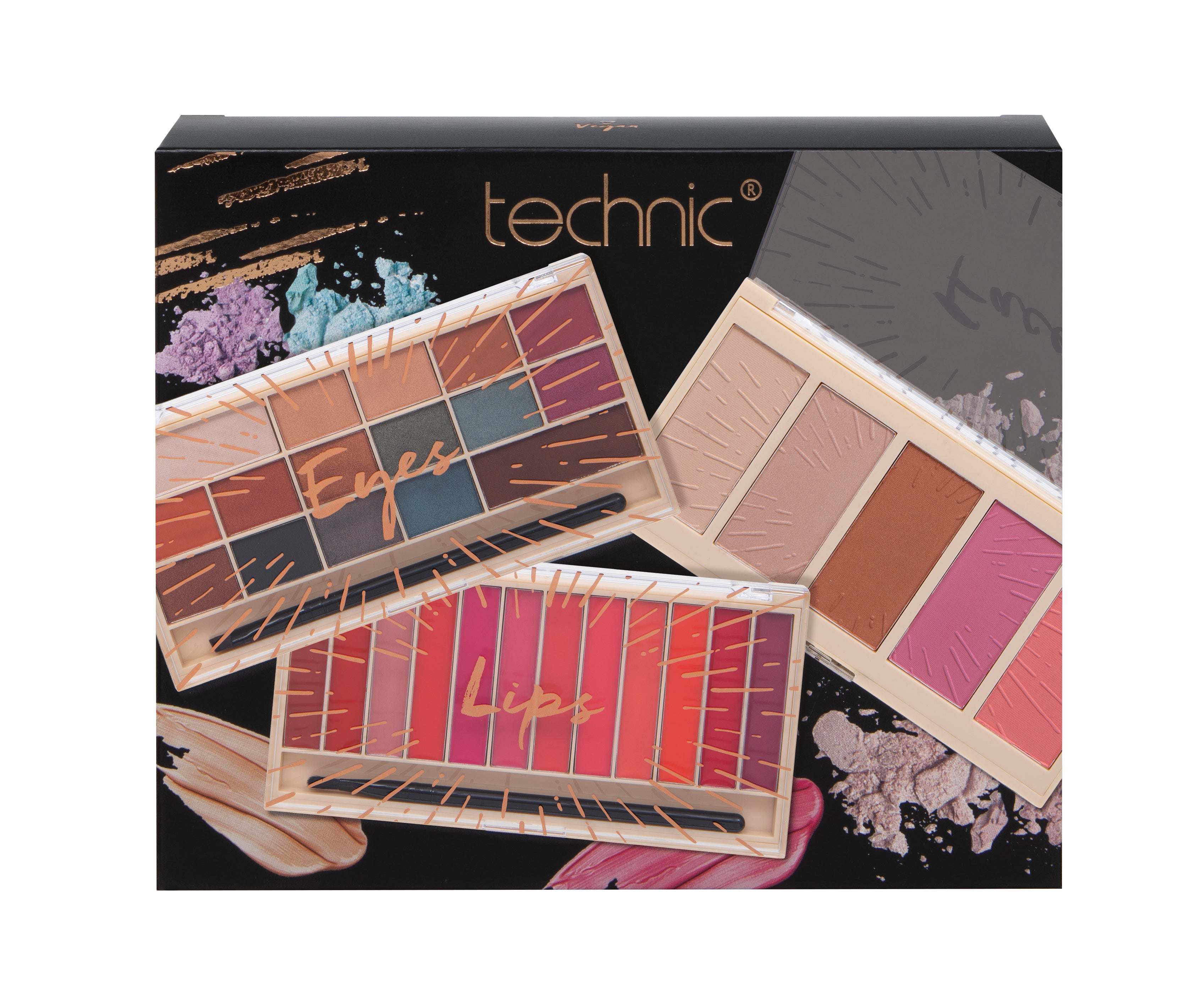 Technic - Palette set for face - eyes and lips - 35 Pieces  | TJ Hughes