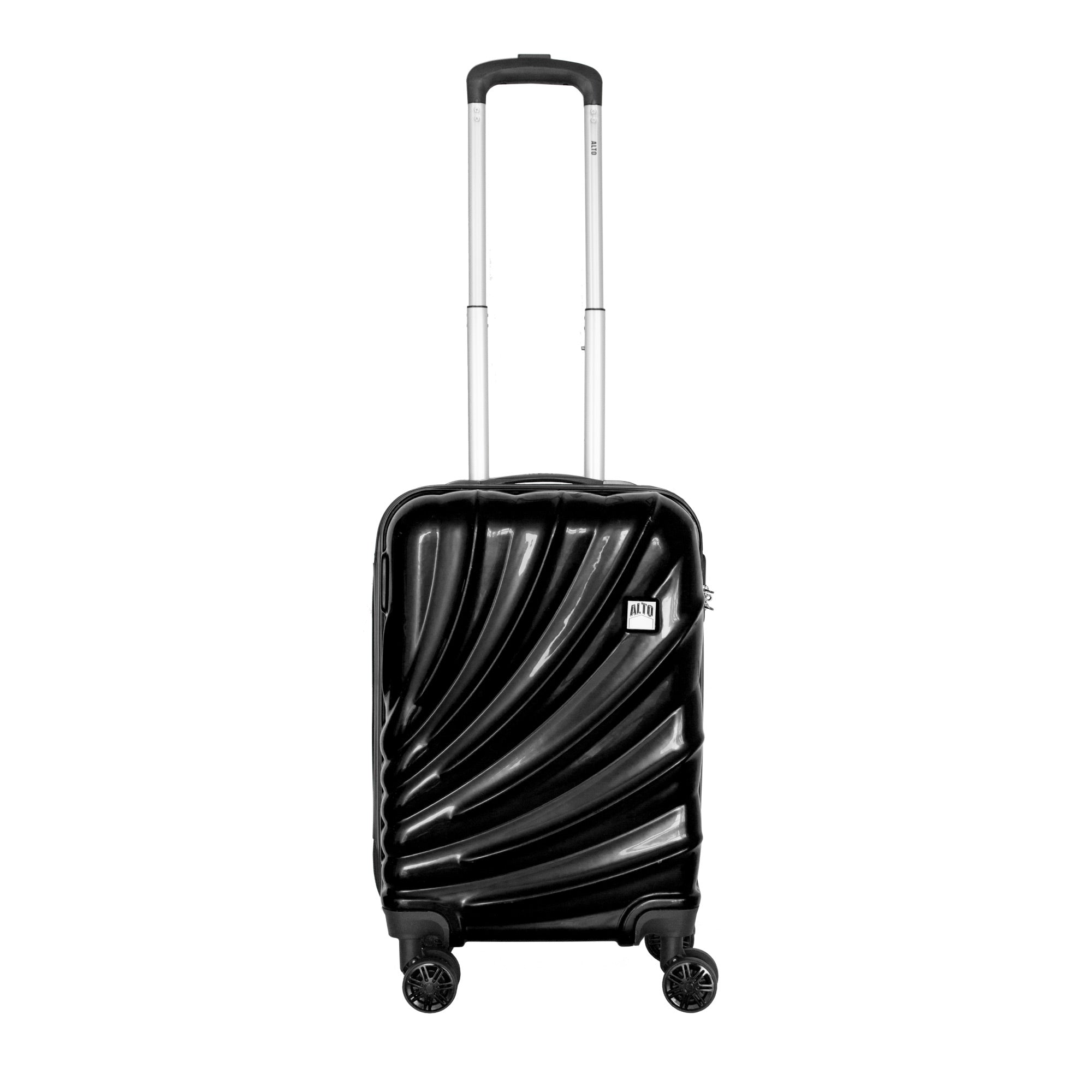 Alto Global ABS Luggage Suitcase - Black - Cabin  | TJ Hughes