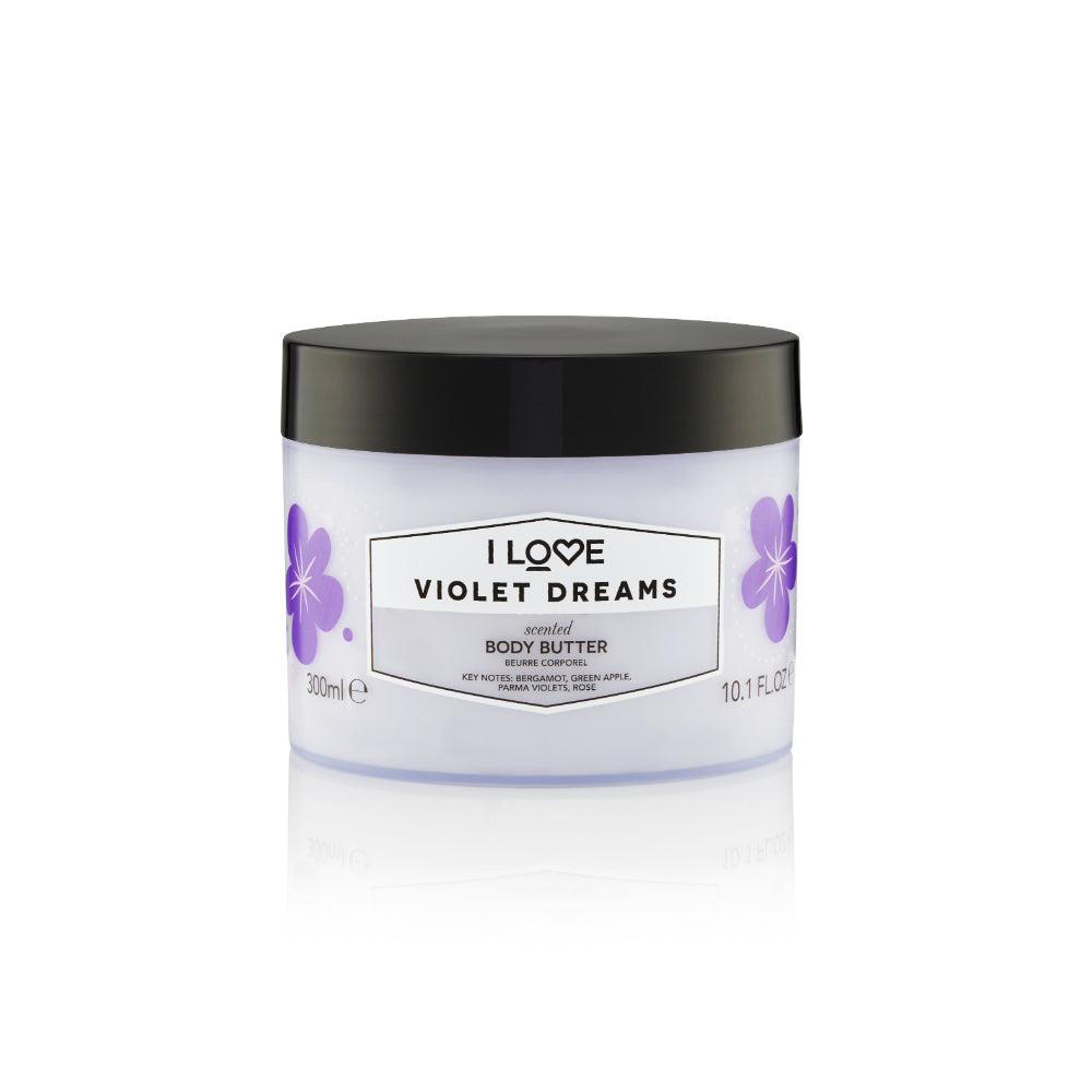 I Love Signature Indulgent Body Butter 330ml Violet Dreams  | TJ Hughes